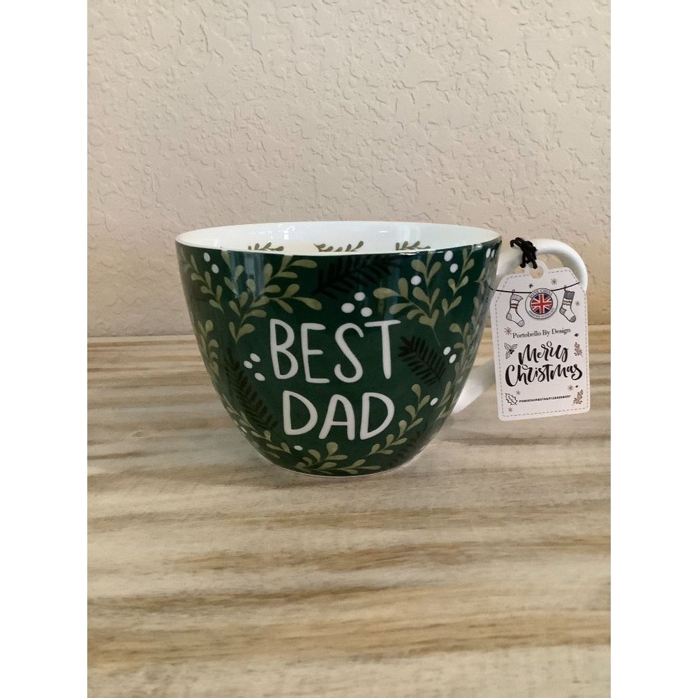 *NEW With TAGS* Portobello by Design "Best Dad" Mug